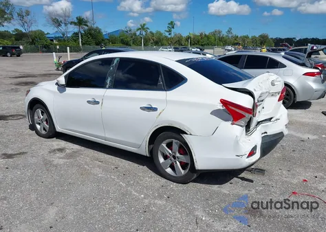 2016 Nissan Sentra Fe+ S/S/Sl/Sr/Sv z USA, uszkodzony, nr VIN 3N1AB7AP8GY241214